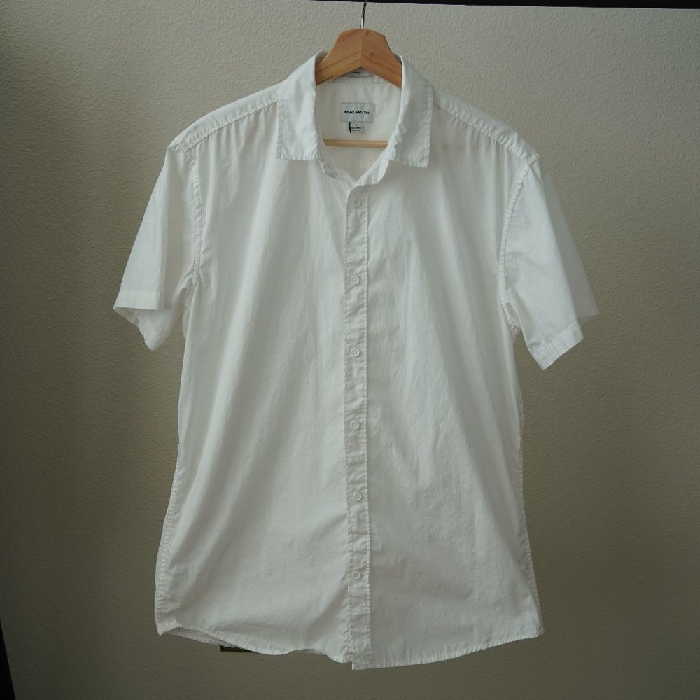 Frank And Oak Stanley Short Sleeve Button-Up Shirt